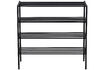 Miniature Étagère à chaussures Lot de 2 Métal noir FERRO 4