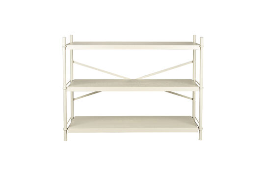 Voir la fiche produit Étagère basse en bois d'hévéa beige Iron Étagère basse en bois d'hévéa beige Iron
