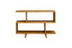 Miniature Etagère basse en bois jaune Shift 4