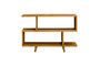 Miniature Etagère basse en bois jaune Shift Détouré