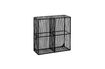 Miniature Etagère en métal noire Wire avec 4 compartiments 3