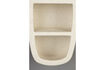 Miniature Étagère murale 2 étages en marbre beige Veda 5