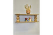 Miniature Étagère murale 80 cm en bois naturel Solan 2