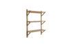 Miniature Étagère murale en bois beige Triarch 3