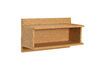 Miniature Étagère murale en bois de chêne naturel Misty 3