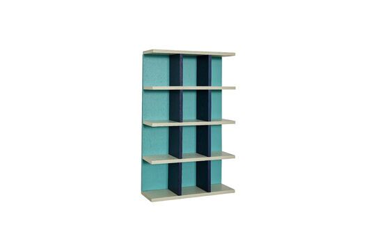 Étagère murale en bois de frêne bleu Galaxy Détouré