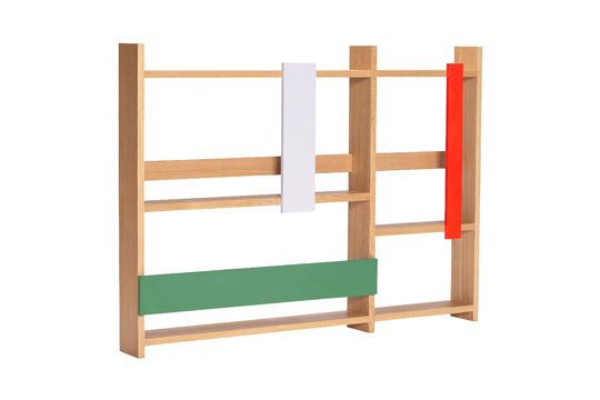 Étagère murale en bois multicolore Arki