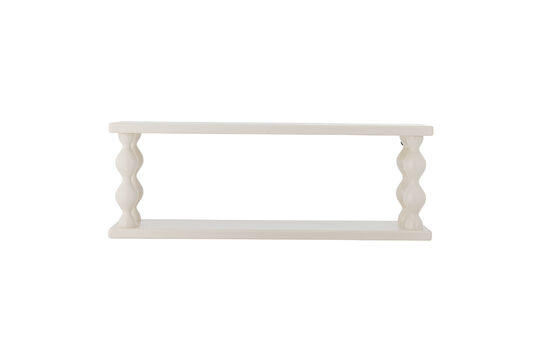 Étagère murale en MDF blanc Salino Détouré