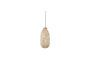 Miniature Evert natural bamboo hanging lamp Clipped