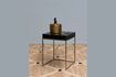 Miniature Evora black and gold ceramic side table 2