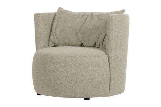 Explore beige fabric armchair