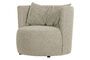 Miniature Explore beige fabric armchair Clipped