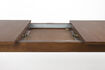 Miniature Extendable walnut dining table Ellen 10