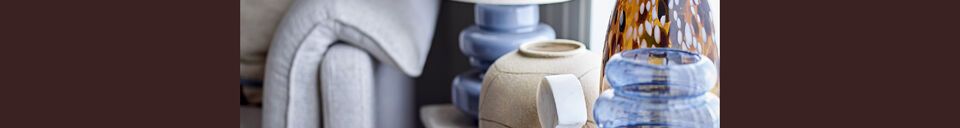 Material Details Fabiola glass table lamp