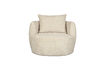 Miniature Fabric lounge chair beige Rocca 1