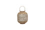 Miniatura Farol 34 cm de Yute Natural HDDive Clipped