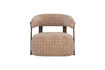 Miniatuur Fauteuil 3D-structuur structuurstof zand Foon 3