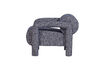 Miniature Fauteuil à motifs Gris/Bleu LENNY 5