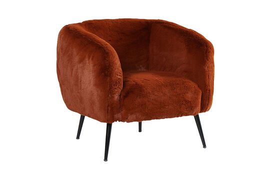 Fauteuil Albert en fausse fourrure Fox