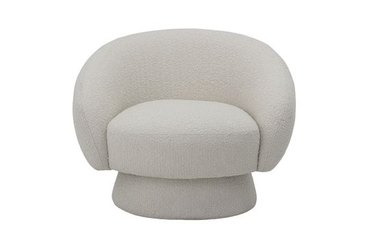 Fauteuil blanc Ted Détouré