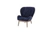 Miniature Fauteuil bleue Eave 5