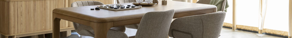 Benadrukte materialen Fauteuil Brit Beige