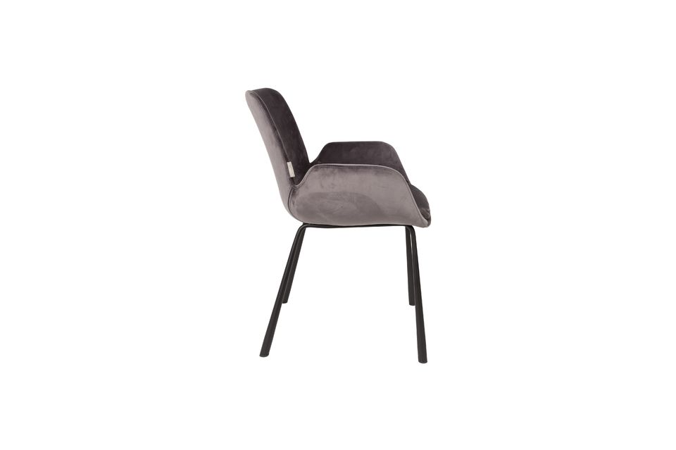 Fauteuil Brit gris foncé - 9