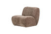 Miniatuur Fauteuil Craquelé Velvet Lichtbruin Nomu 1
