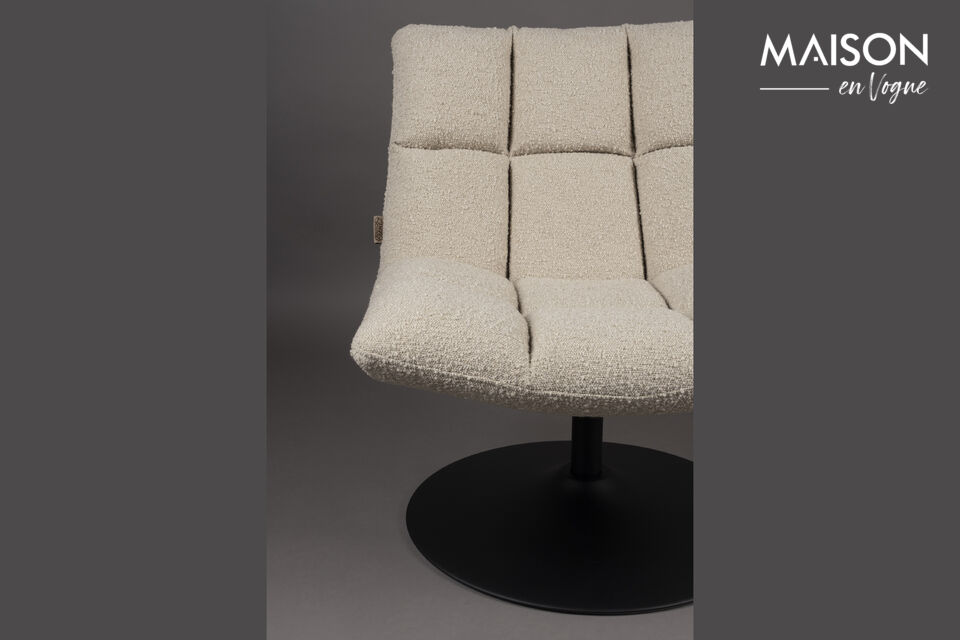 Fauteuil de bar Bouclé - 7