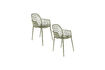 Miniature Fauteuil de jardin en aluminium vert Albert Kuip Garden 11