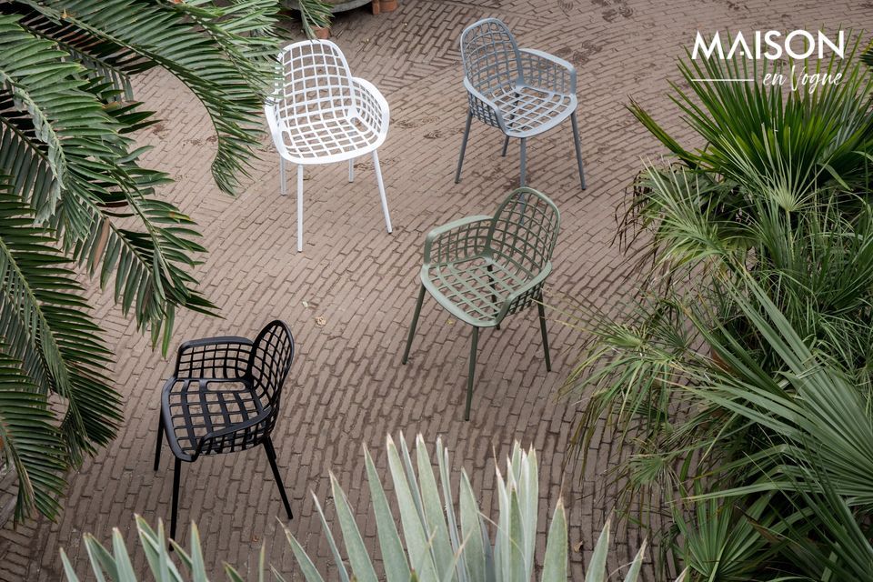 Fauteuil de jardin en aluminium vert Albert Kuip Garden Zuiver