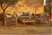 Miniature Fauteuil de jardin en bois d'acacia beige Oasis 2