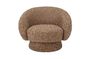 Miniature Fauteuil de salon brun Ted Détouré
