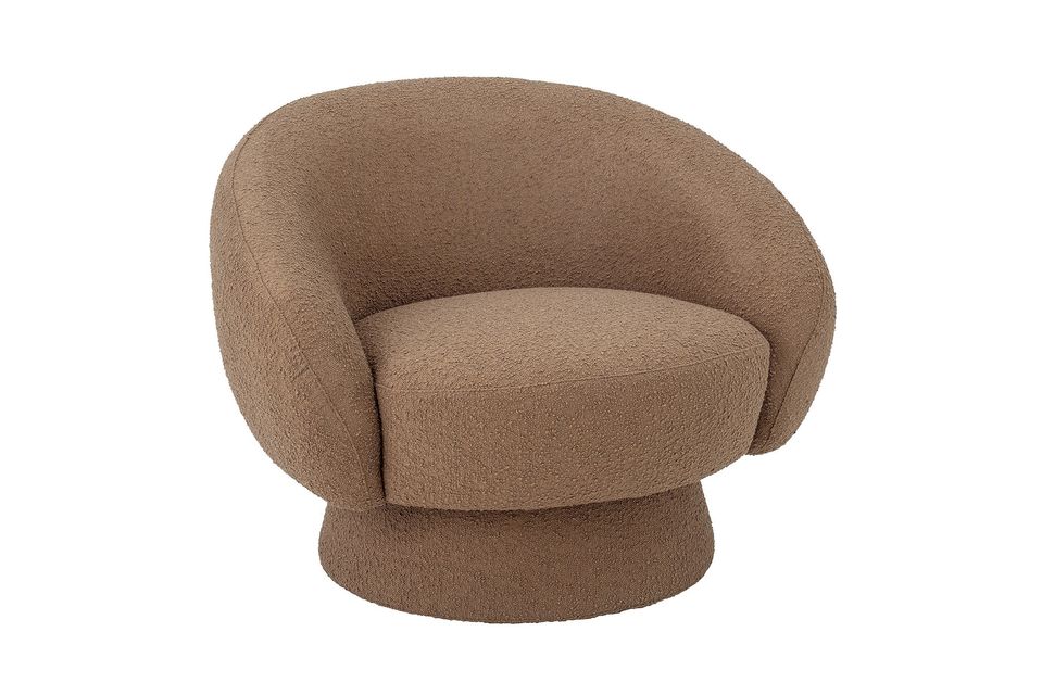 Fauteuil de salon brun Ted - 5