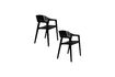 Miniature Fauteuil de table en bois noir Westlake 4