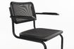 Miniature Fauteuil de table en hêtre noir Carree 10