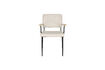 Miniature Fauteuil de table en polyester blanc cassé Fellow 3