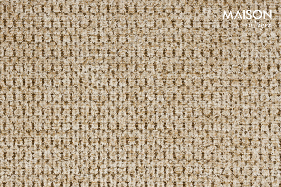Fauteuil de table en tissu beige Portland - 9