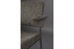Miniature Fauteuil de table en tissu gris Portland 10