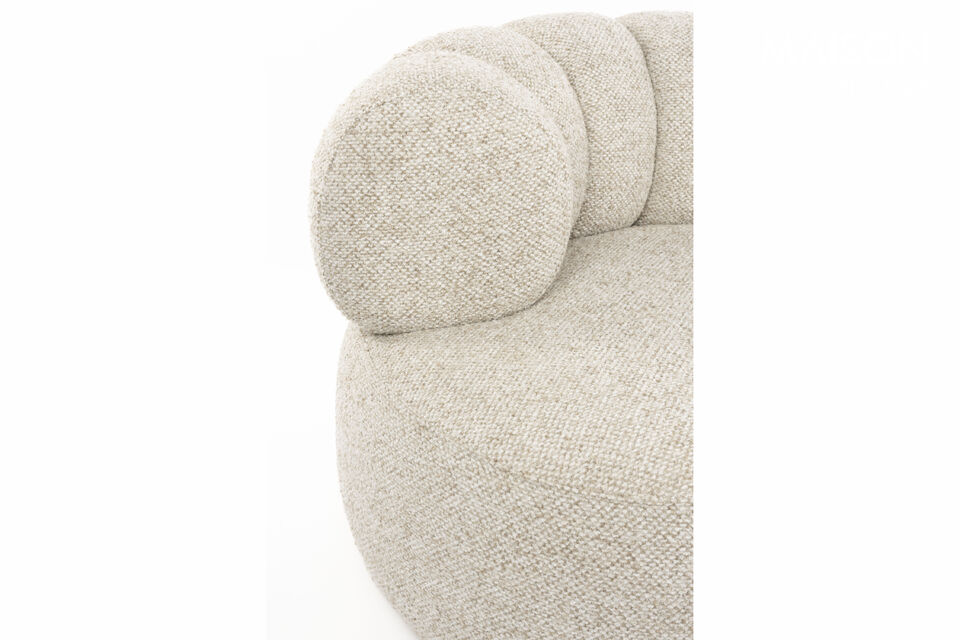 Fauteuil Duvane beige - 8