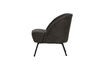 Miniature Fauteuil eco-cuir noir Vogue 3
