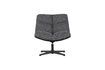 Miniature Fauteuil effet peau de mouton anthracite  Vinny 1