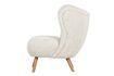 Miniature Fauteuil effet peau de mouton blanc Celine 2