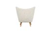 Miniature Fauteuil effet peau de mouton blanc Celine 4