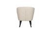 Miniature Fauteuil effet peau de mouton crème Sara 4