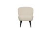 Miniature Fauteuil effet peau de mouton crème Sara 1