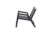 Miniature Fauteuil en aluminium noir Pem 3