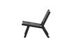 Miniature Fauteuil en aluminium noir Puk 5