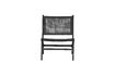 Miniature Fauteuil en aluminium noir Puk 7