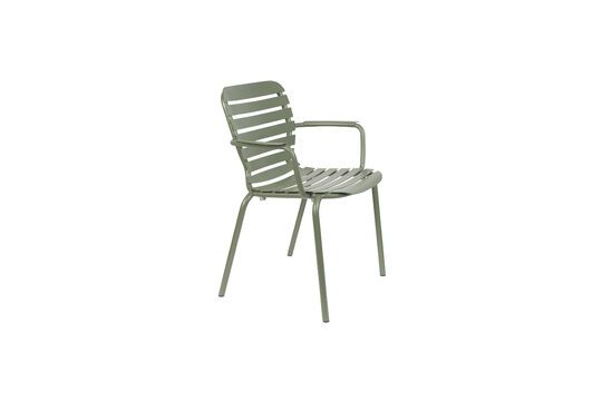 Fauteuil en aluminium vert Vondel
